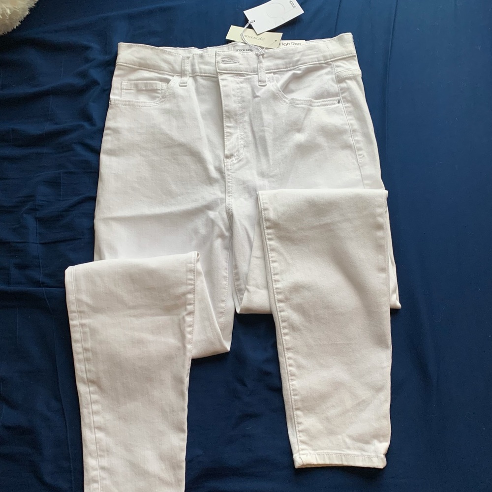 White skinny jeans from Francescas
